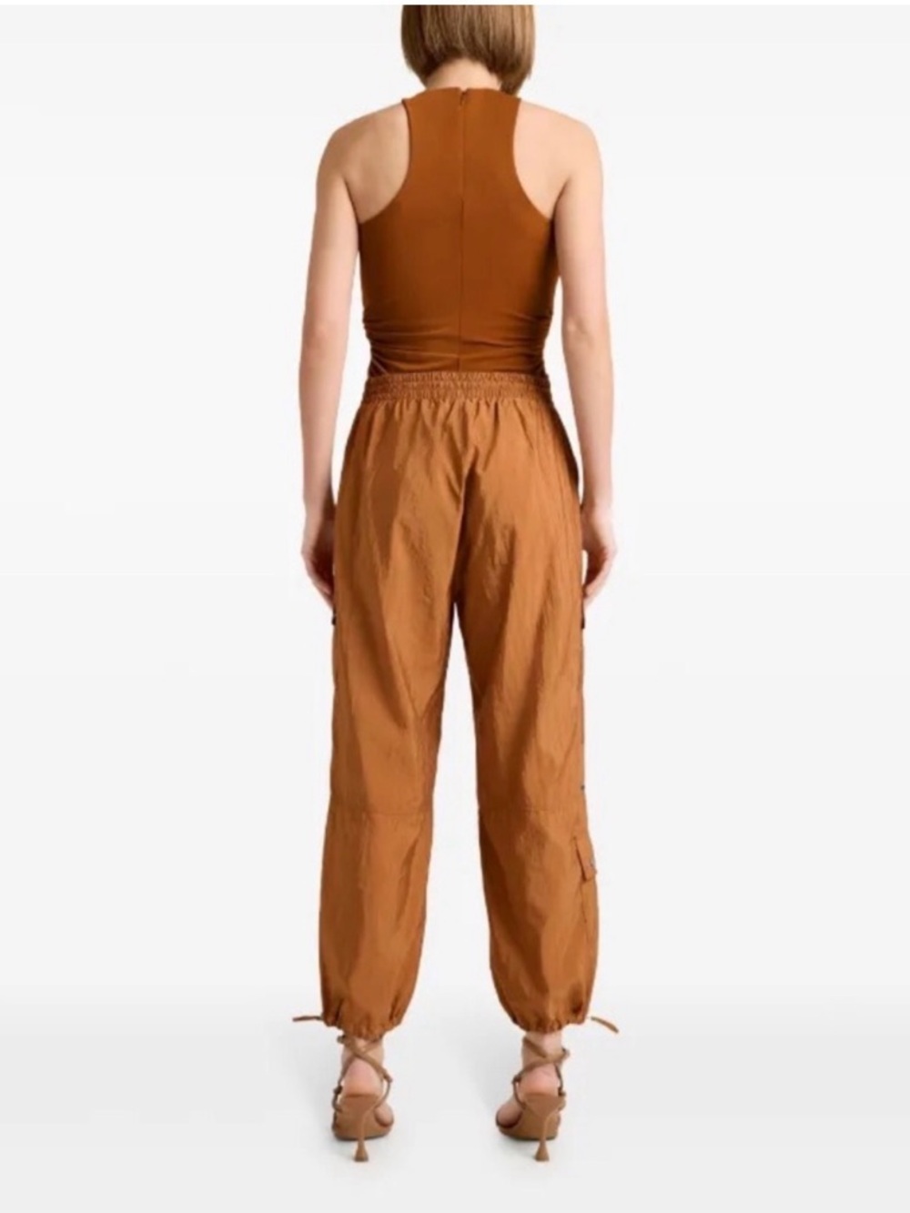 Cinq a Sept Nitsan woven utilitarian cargo pants NWT size Medium - Picture 2 of 6